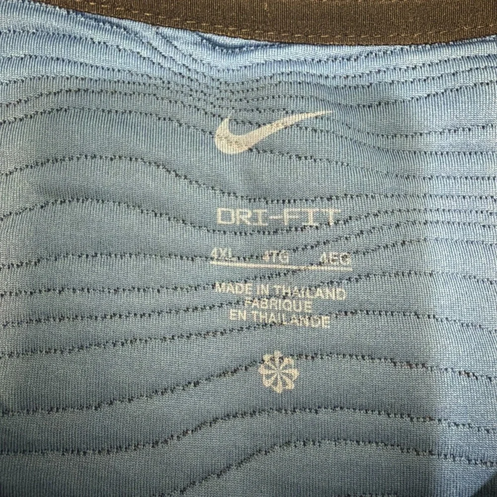 Nike Tour Golf Crew Top Long Sleeve Pullover Dri-FIT FD5835-410 Blue Mens 4XL